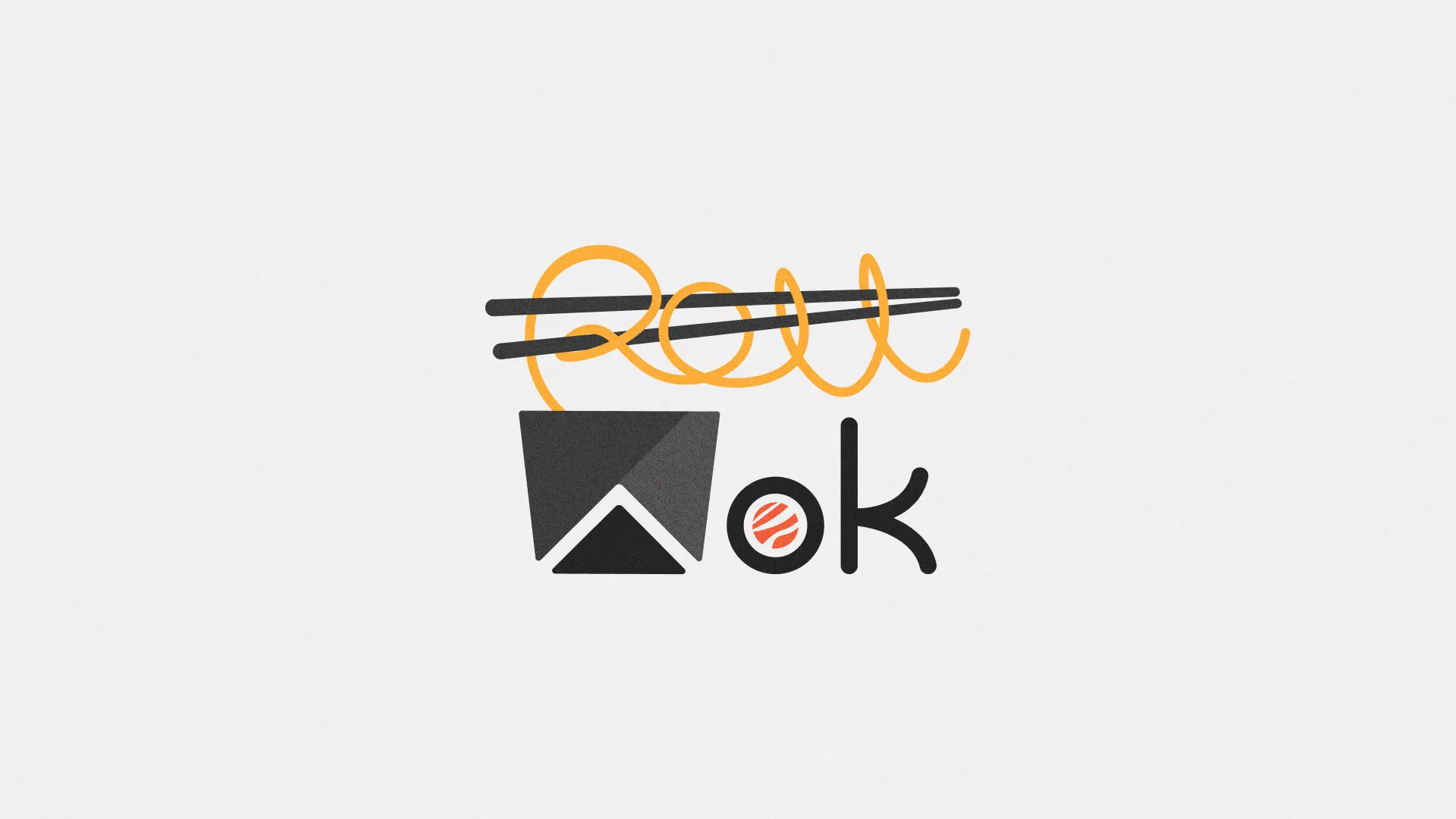 Разработка логотипа в Спасске для суши-бара «Roll Wok Club» Разработка логотипа в Спасске для суши-бара «Roll Wok Club»