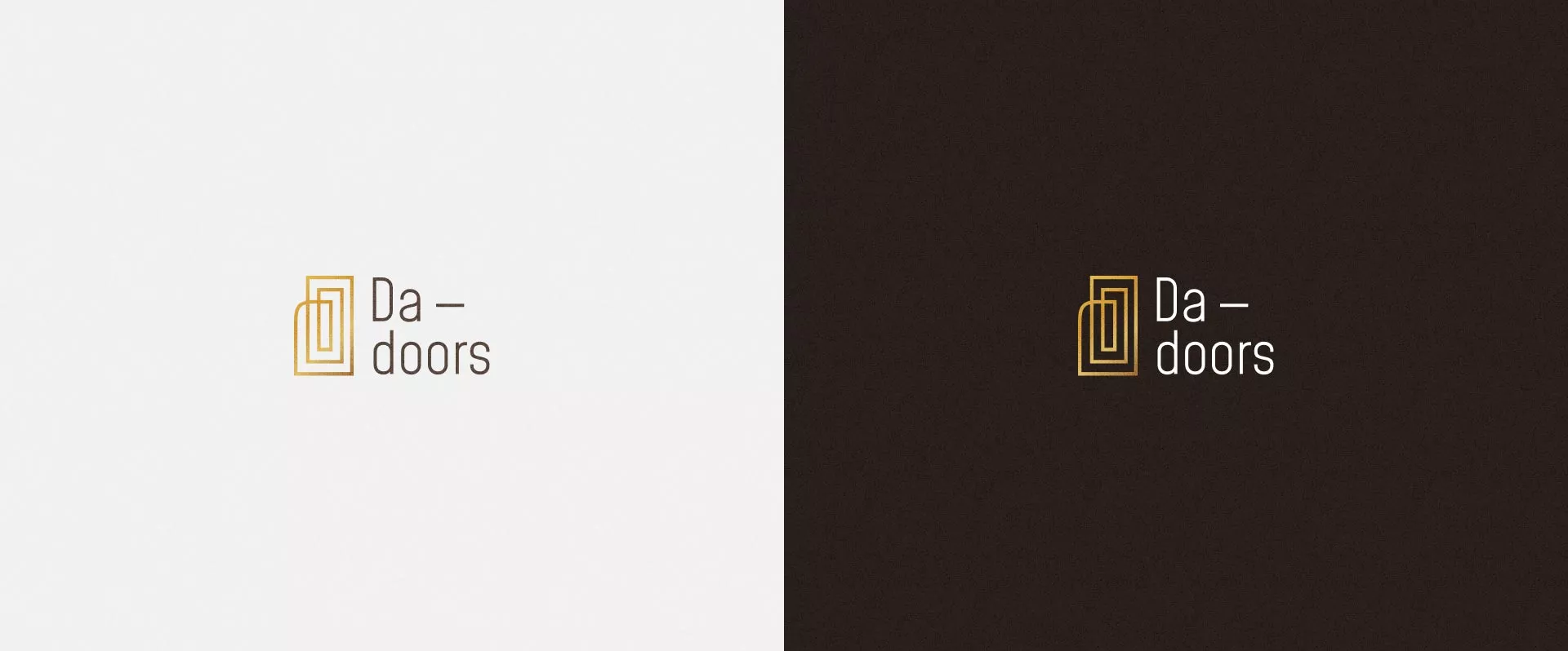 Разработка логотипа для компании «DA-DOORS» в Спасске